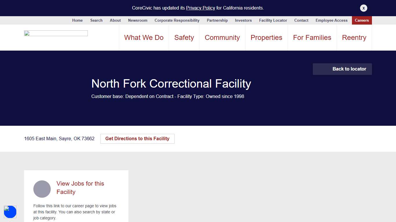 North Fork Correctional Facility